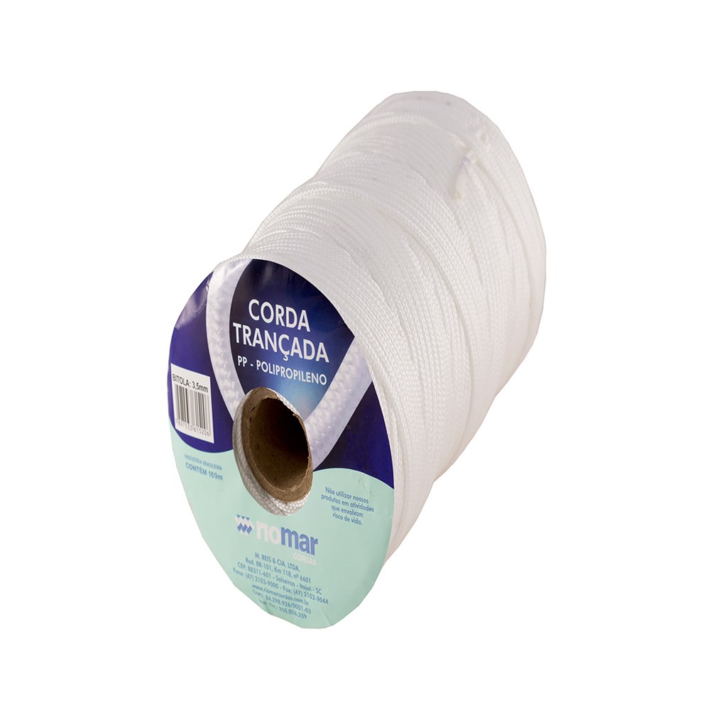 CORDA POLIPROPILENO TRANCADA RIOMAR 03,5MM BRANCA+-172M  33235061