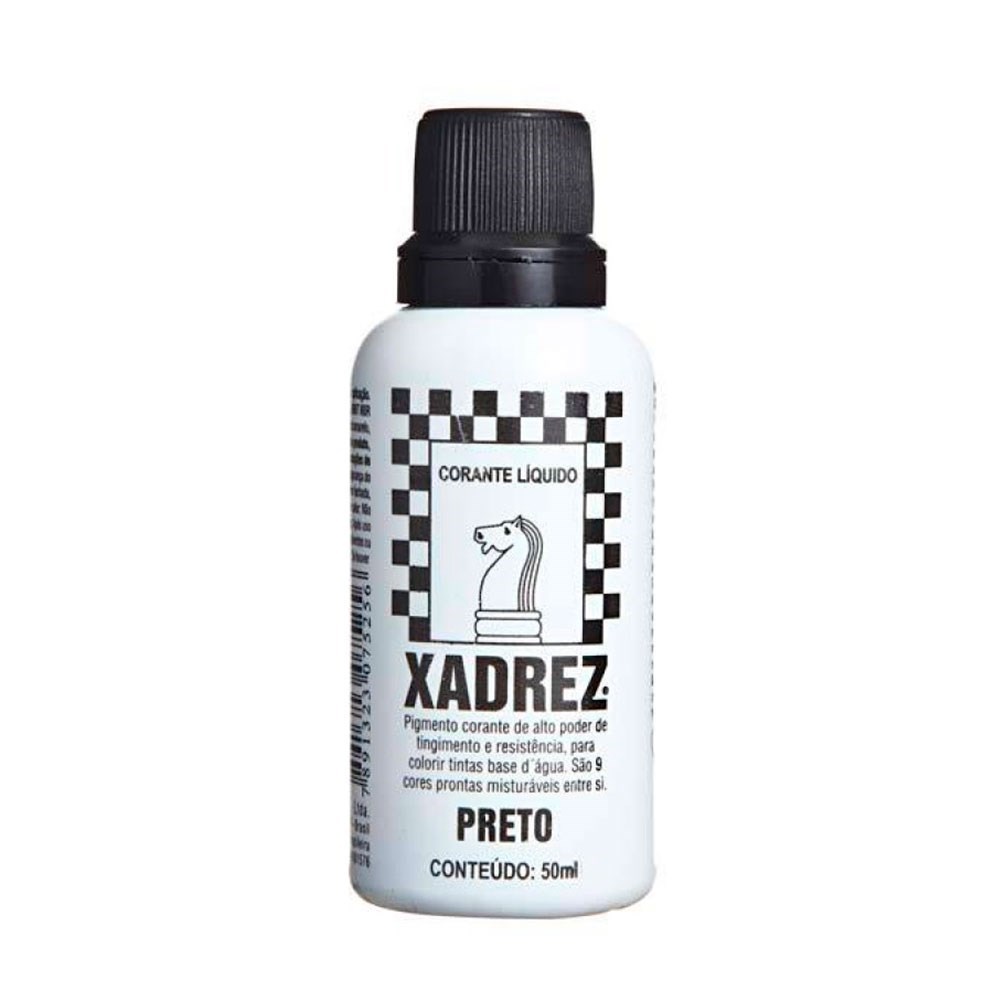 CORANTE XADREZ PRETO 50ML PARA TINTA 31107178