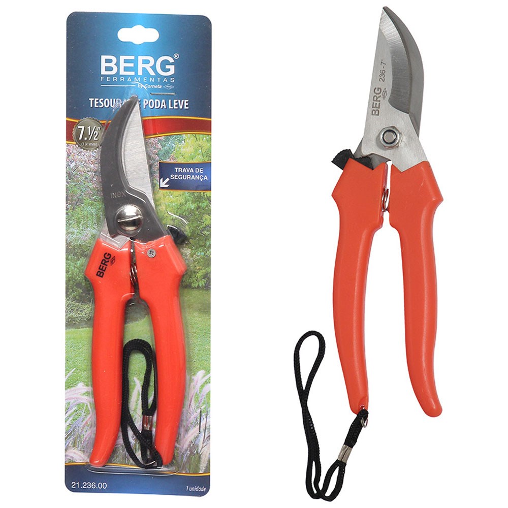 TESOURA PODAR CORNETA BERG 07" 2123600