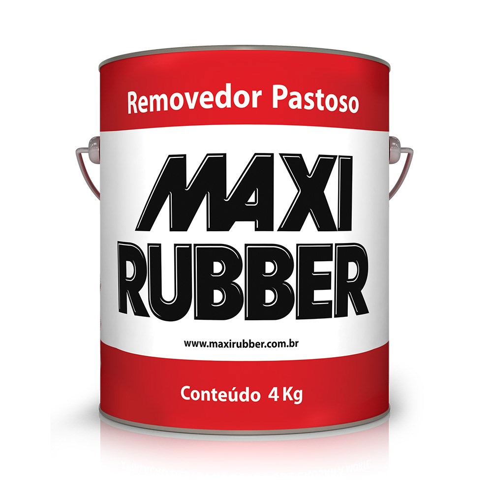 REMOVEDOR DE TINTAS MAXI RUBBER PASTOSO 4KG 2MS002